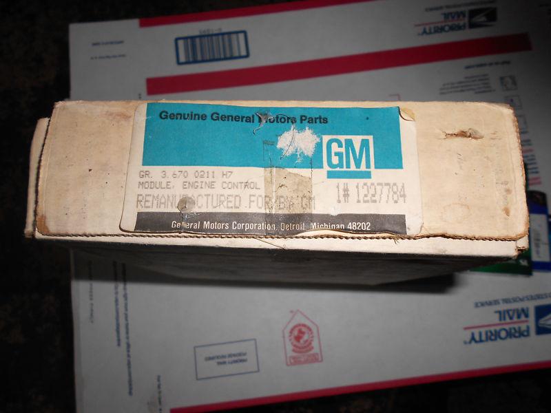 New old stock? nos? gm 1227784 ecm     oem    free shipping