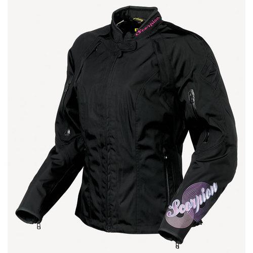 Scorpion lilly womens textile jacket black