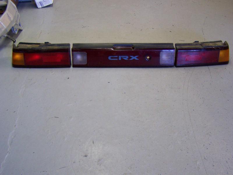 1990 honda crx original tail lights tail lamps left right center oem