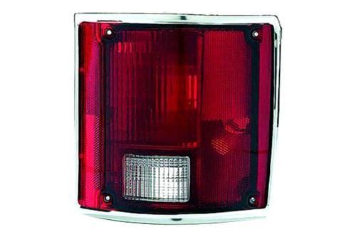 Replace gm2806901 - 78-86 chevy blazer rear driver side tail light lens housing