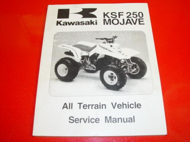 Kawasaki ksf 250 mojave service manual 99924-1367-10 paperback