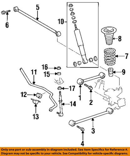 Toyota oem 9094802127 sway bar link/suspension stabilizer bar link washer