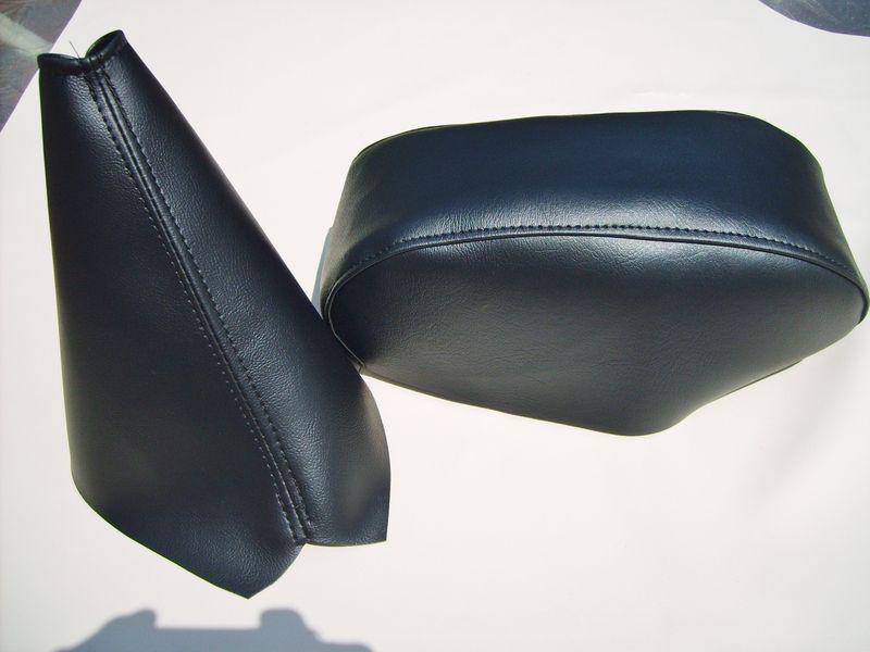 New 1997 98 99 maxima black armrest storage lid recover & park hand brake cover