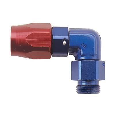 Fragola 199012 hose end reusable 90 deg -12 an hose to male 3/4" npt red/blue ea