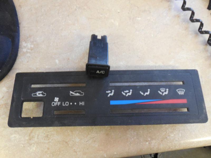 1989-1995 toyota 4runner heater control cover plate and ac button. yota yard.