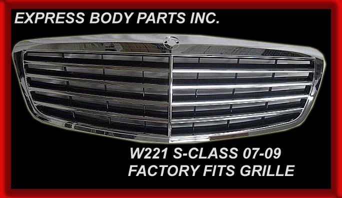 Fits factory 2007 2008 2009 w221 s550 s600 s63 front grille s-class 2218800083