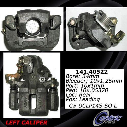 Centric 141.40521 rear brake caliper-premium semi-loaded caliper