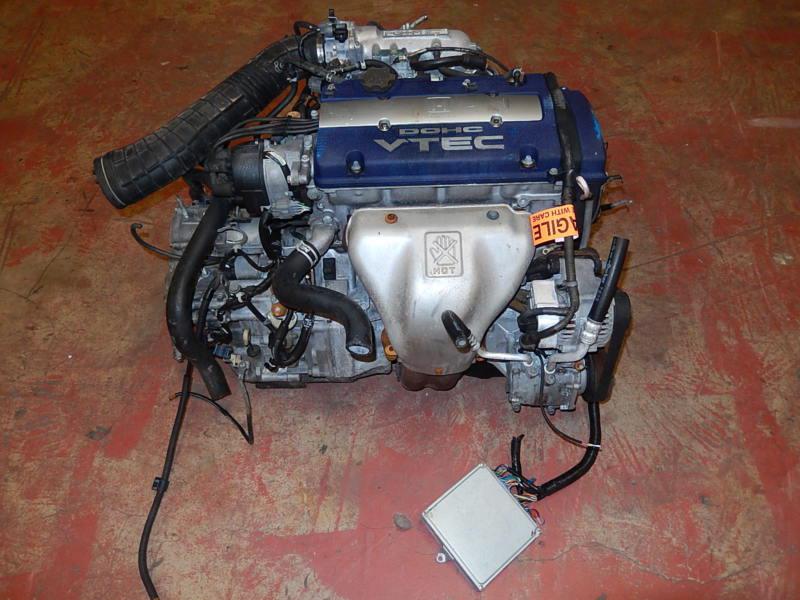 Jdm honda accord prelude h23a dohc vtec 2.3l blue top engine auto transmission