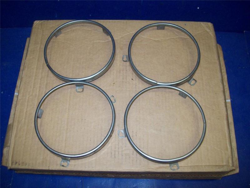 68 69 70 dodge coronet superbee charger headlight rings