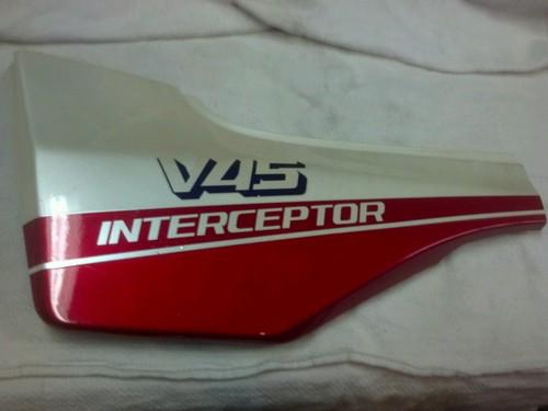 Honda interceptor vf 750 v 45 left side cover cowl 1983 - 85