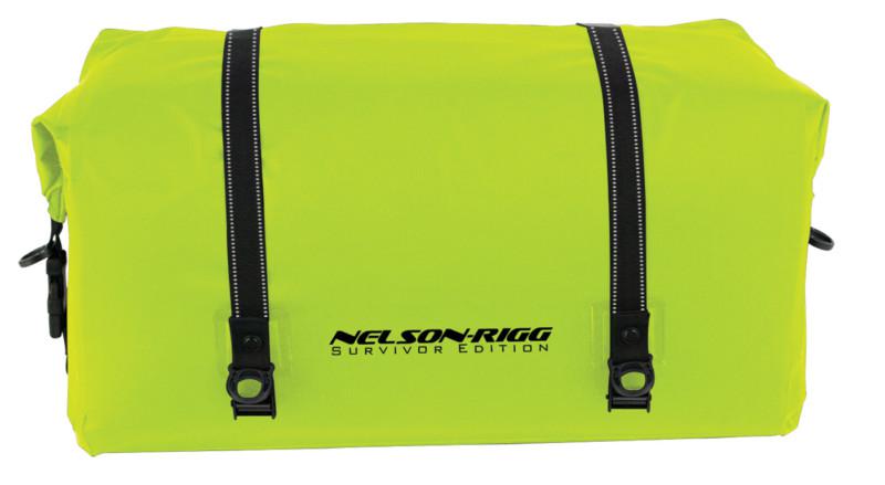 Nelson rigg adventure dry waterproof tail bag, hi-vis yellow, med/md,se-2010-hvy