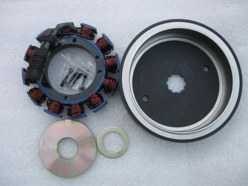 Harley davidson & s&s (stator) & (rotor) 32amp w/sealed rotor spacers inc.