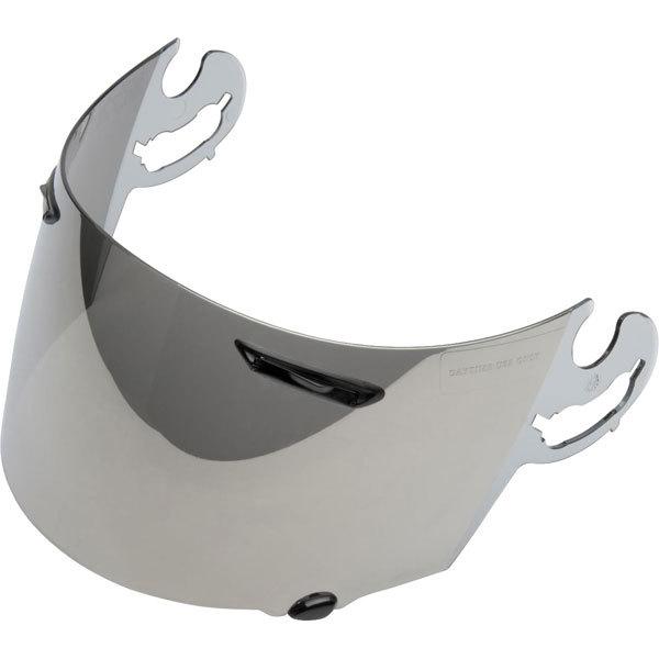 Silver mirror arai faceshield - vector, quantum 2, rx7 corsair, profile helmet