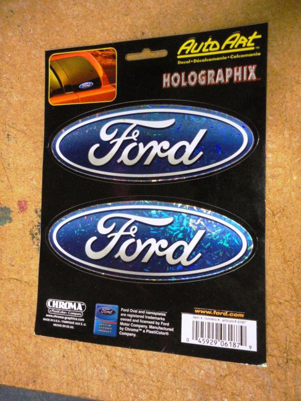 Chroma ford holographix decal sticker 6 x 8 free shipping 