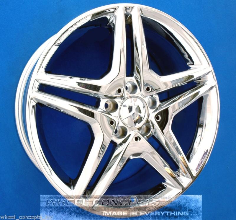 Mercedes slk55 slk350 amg 18 inch chrome wheel exchange clk slk 55 350 18"
