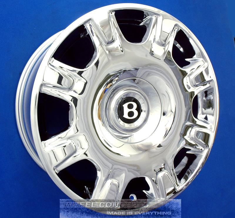 Bentley continental flying spur 19 inch chrome wheel exchange rims gt oe 19"