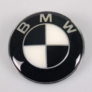 Lot of 10 bmw roundel emblem badge 82mm black/white hood rear trunk  3.25"