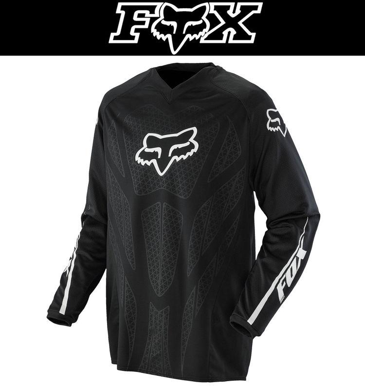 Fox racing blackout youth black dirt bike jersey motocross mx atv 2014