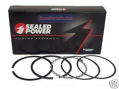 Chevy 327 350 moly piston rings sealed power std.