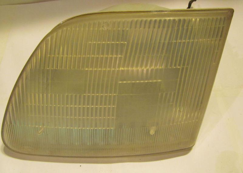 2001 ford f150 left side headlight headlamp lens with bulb  44zh-1362 