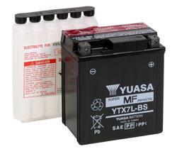 Yuasa battery maintenance free ytx7l-bs fits suzuki dr125, se, ses 1994-1996
