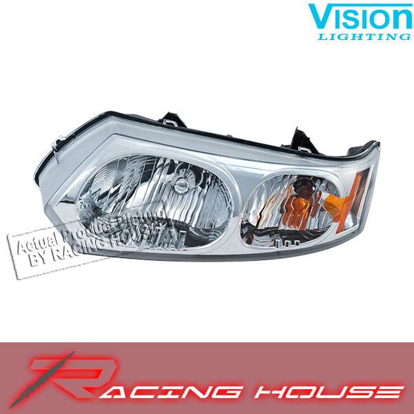 L/h headlight driver side lamp kit unit replacement 2003-07 saturn ion 4dr