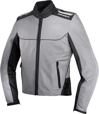 New spidi netix adult mesh jacket, black/gray, med/md