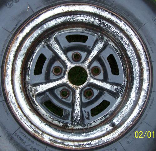 (ao)1970 chevelle ss super sport wheel rim tire 14x7, 5 x 4 3/4,code: mi0-5-8-ao
