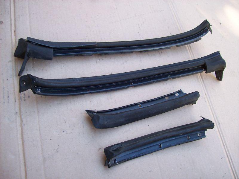 Porsche 944 968 cabriolet - convertible top outer seal set, weatherstripping