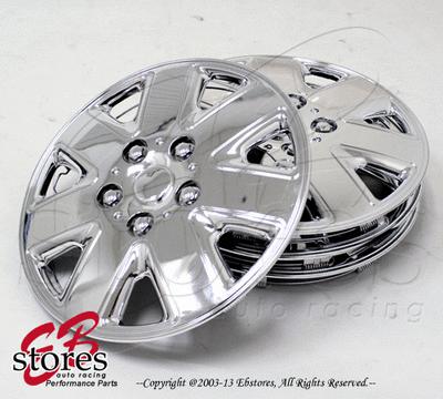 4pcs set of 15 inch chrome wheel skin cover hubcap hub caps (15" inch style#026)