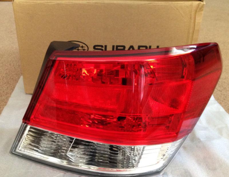 Subaru tail light assembly, oem, new, right rear 84912aj00a
