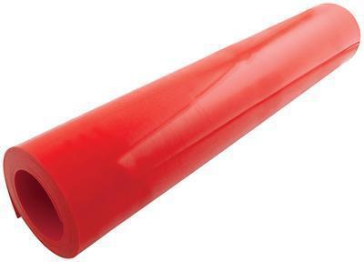 Allstar rolled plastic red .070" thickness 24" width 25 ft. length ea all22411