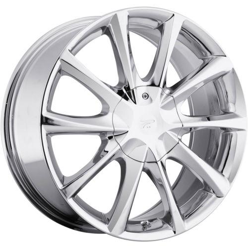 15x7 chrome platinum e-twine (081) wheels 5x4.5 5x4.25 +42 chrysler