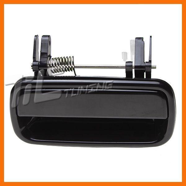 01-04 toyota tacoma left rear door outside handle to1520117 new black double cab
