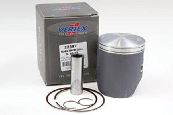 Vertex piston replica piston kit 66.35mm standard comp for honda cr250r 95-96