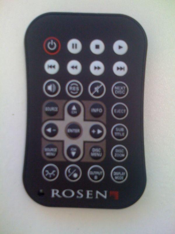 New oem rosen ac 3074 remote control for dvd,video,entertainment_parts # 9100387
