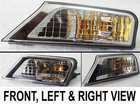 Clear lens new park light with bulbs left hand lh driver side auto 57010125aa