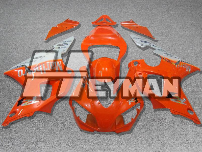 Fit 98 99 yzf-r1 yzf r1 yzfr1 1998 1999 injection mold fairing orange zy438
