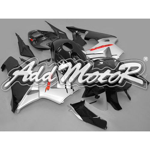 Injection molded fit 2005 2006 cbr600rr 05 06 silver black fairing 65n40