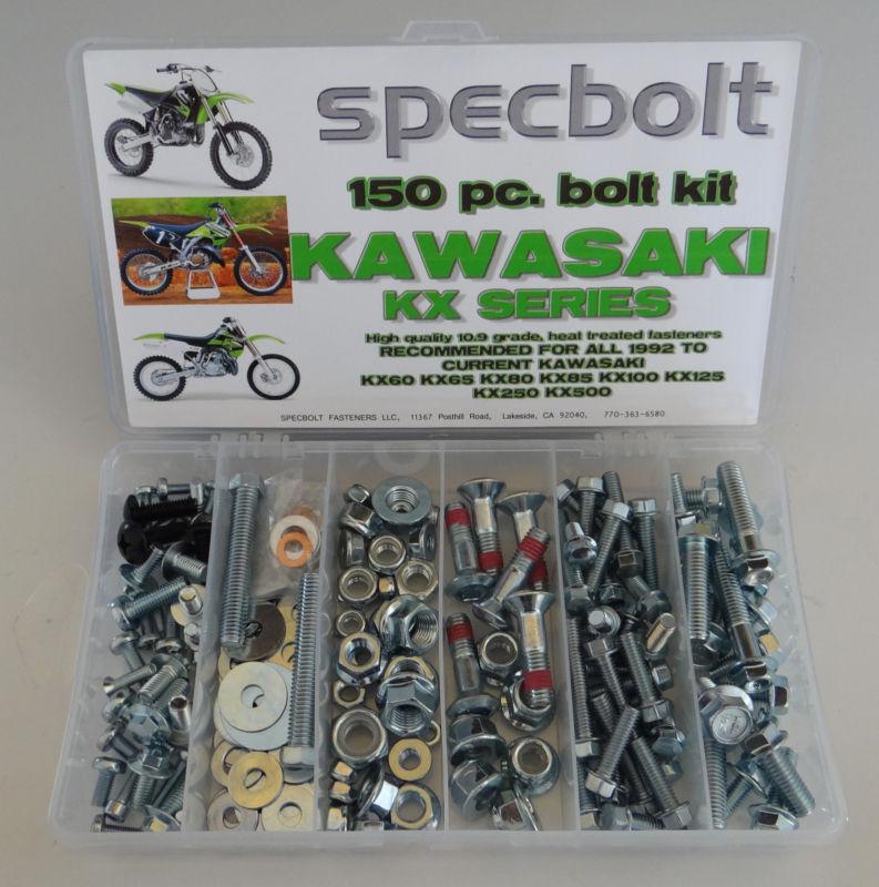 KX Full Plastic & Body Bolt Kit Kawasaki KX60 KX65 80 85 100 125 KX250 500