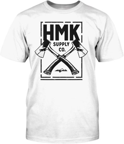 Hmk hm2sstcrowsm tee hmk cross white sm