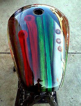 Airbrush paint 4 you / 4.5 gal harley efi or carb sportster tank  48 nightster