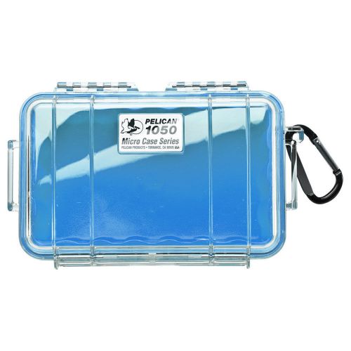 Pelican 1050-026-100 1050 micro case w/clear case - blue