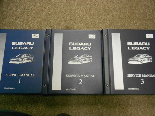 1995 subaru legacy service repair shop manual set factory oem books used binder