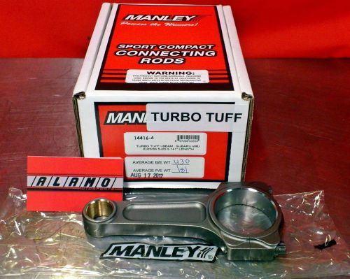 Manley performance turbo tuff i beam rods wrx sti ej20 ej25 14416-4