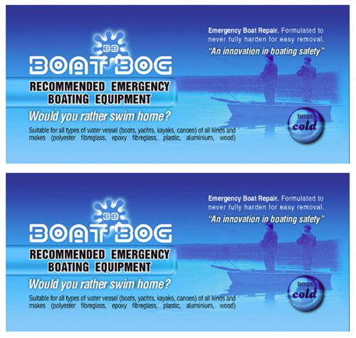 Boat bog 100g - emergency safety equipment - leak plug (2 for $24.95) (2btb100c)