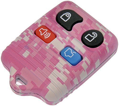 Keyless remote case replacement pink digital camouflage