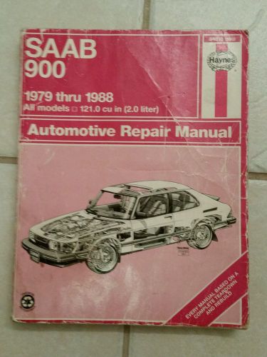 Saab 900 1979-1988 repair manual - haynes - used