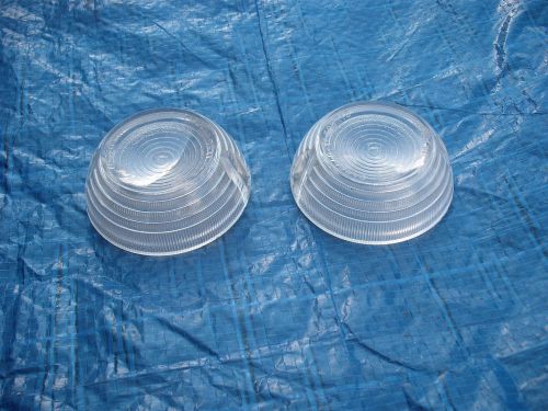 Fiat osca  1500 1600 spider coupe  original carello front lenses   rare!