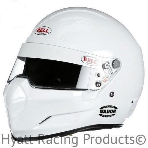 Bell vador auto racing helmet sa2010 - x-small (56) / white